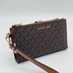 Michael Kors Large Double Zip Wallet Wristlet